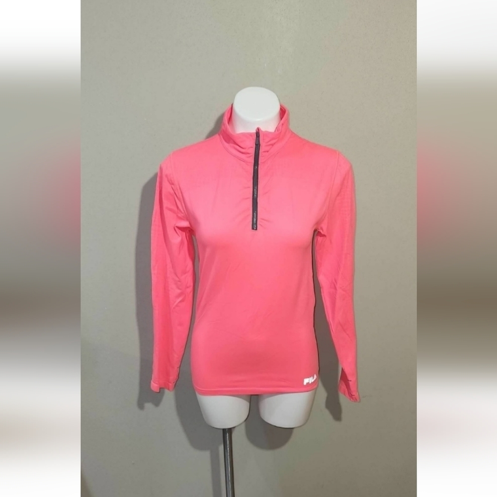 Women's FILA Sport Running 1/4 Long Sleeve